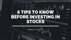 6 Tips To Know Before Investing In Stocks