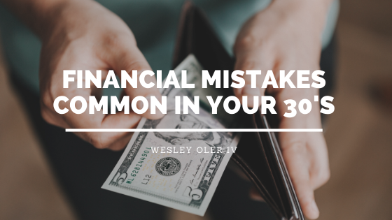 Financial Mistakes Common in your 30’s